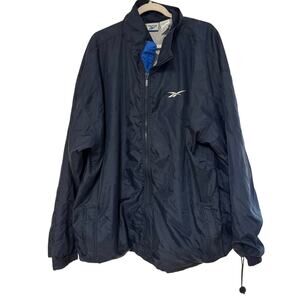 Reebok Windbreaker Jacket Blue Size XXL